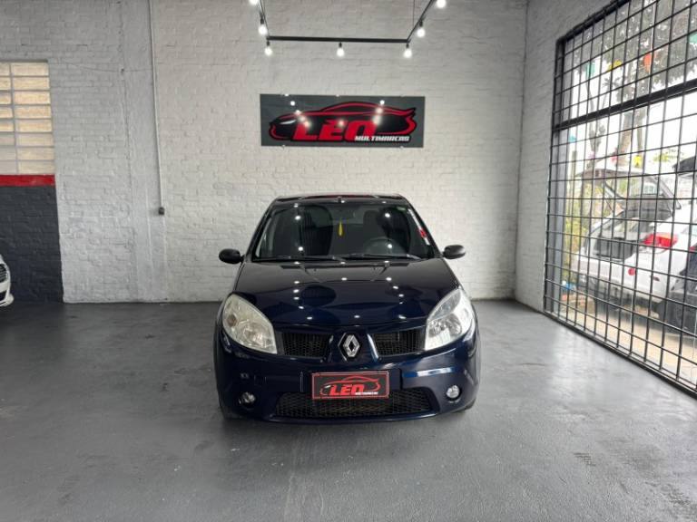 RENAULT - SANDERO - 2008/2009 - Azul - R$ 28.900,00