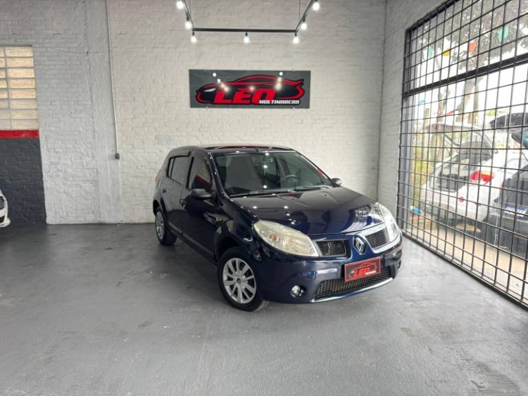 RENAULT - SANDERO - 2008/2009 - Azul - R$ 28.900,00