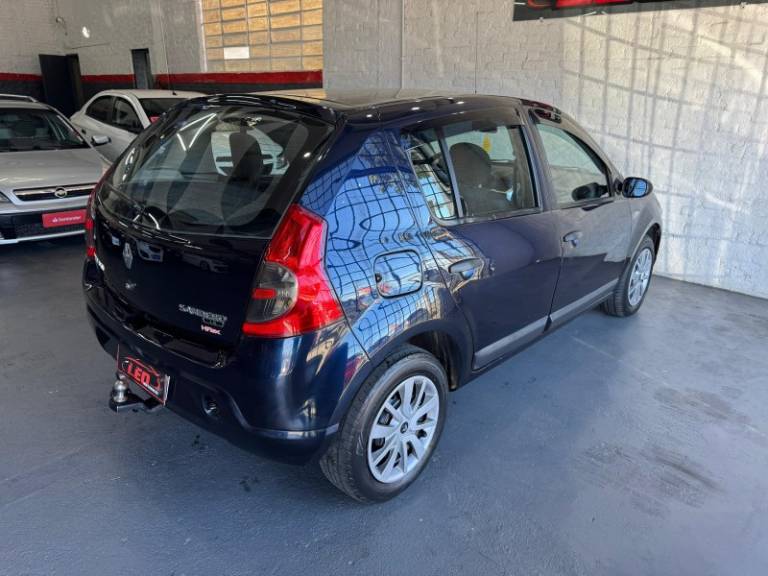 RENAULT - SANDERO - 2008/2009 - Azul - R$ 26.900,00