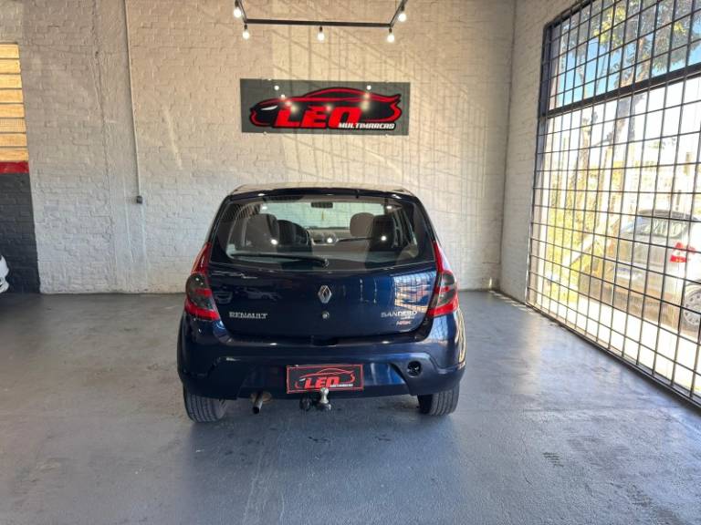 RENAULT - SANDERO - 2008/2009 - Azul - R$ 26.900,00