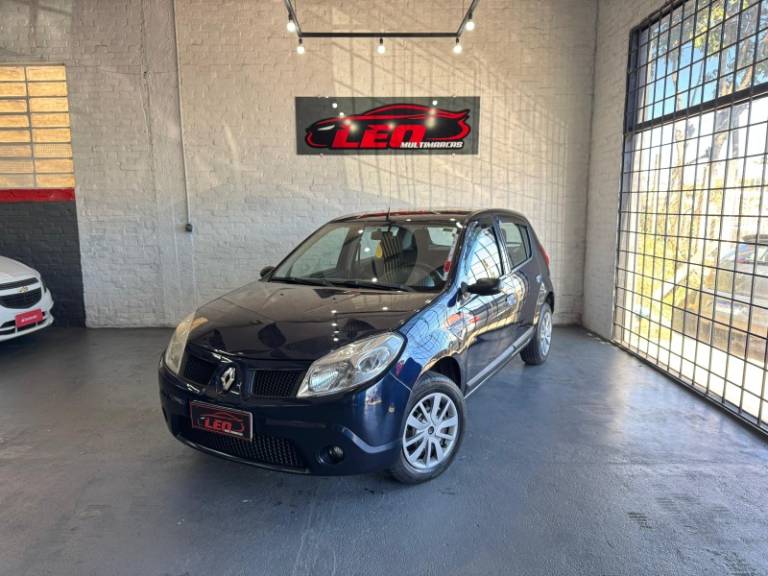 RENAULT - SANDERO - 2008/2009 - Azul - R$ 26.900,00