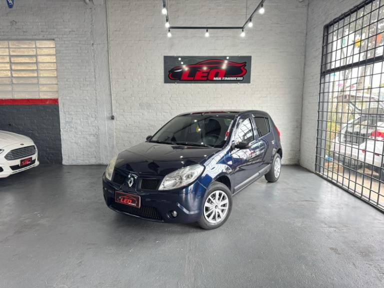 RENAULT - SANDERO - 2008/2009 - Azul - R$ 28.900,00