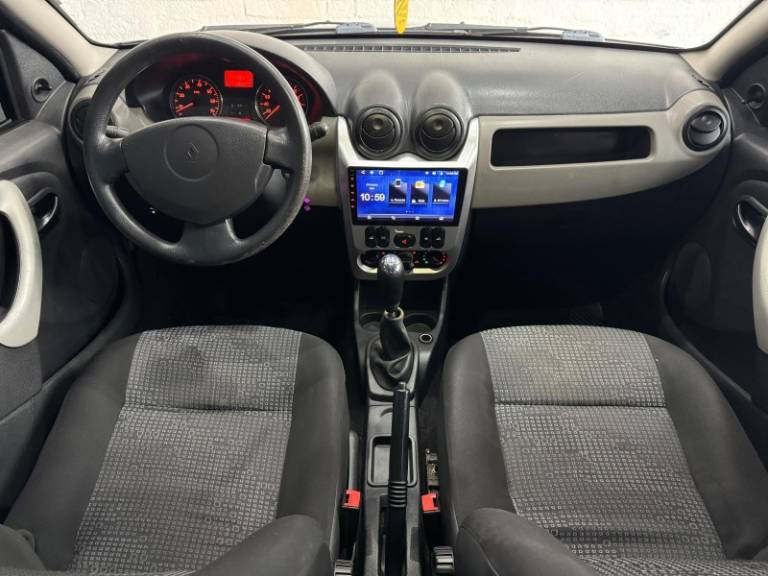 RENAULT - SANDERO - 2008/2009 - Azul - R$ 28.900,00