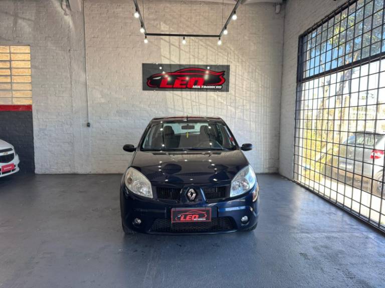 RENAULT - SANDERO - 2008/2009 - Azul - R$ 26.900,00