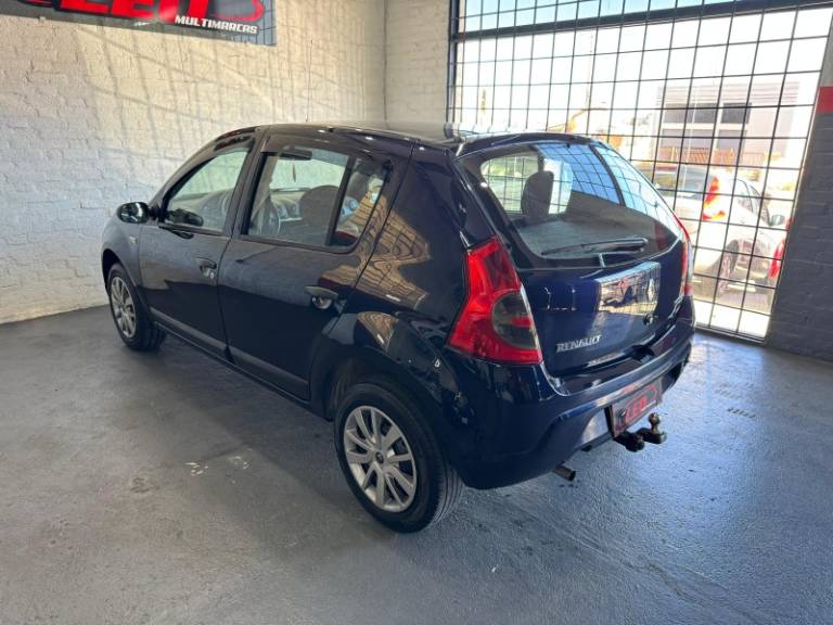 RENAULT - SANDERO - 2008/2009 - Azul - R$ 26.900,00